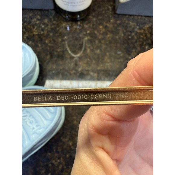 DIFF Bella DIFF Bella Sunglasses Brown Amber Frames Brown Lenses Gold Tone NEW - Picture 3 of 9